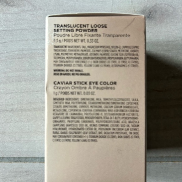 NWT Laura Mercier Translucent Powder and Rose Gold Stick Eye Shadow Set - Picture 3 of 5